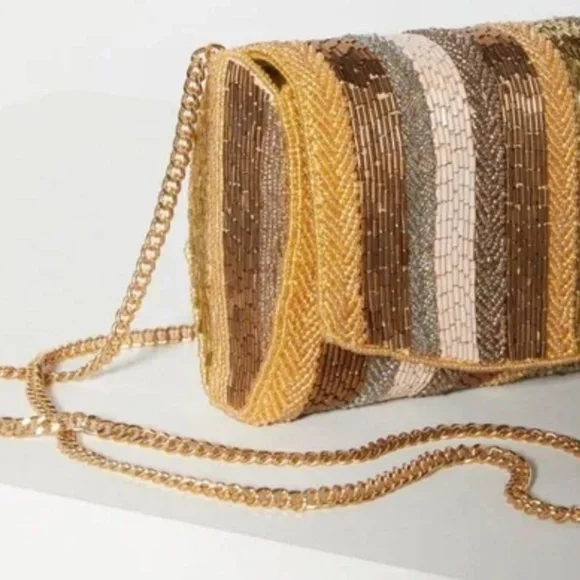 Anthropologie The Cleo Beaded Clutch - Picture 2 of 8